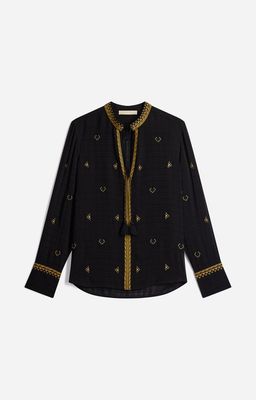 VANESSA BRUNO GASPARD BLOUSE BLACK