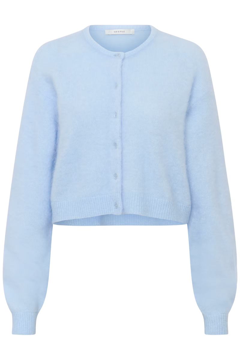 GESTUZ GZ DEBBIE SHORT CARDIGAN Blue Finch Mélange