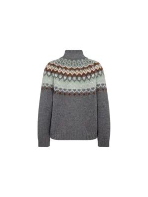MOS MOSH MMDaya Fjord Highneck Knit Thunderstorm 