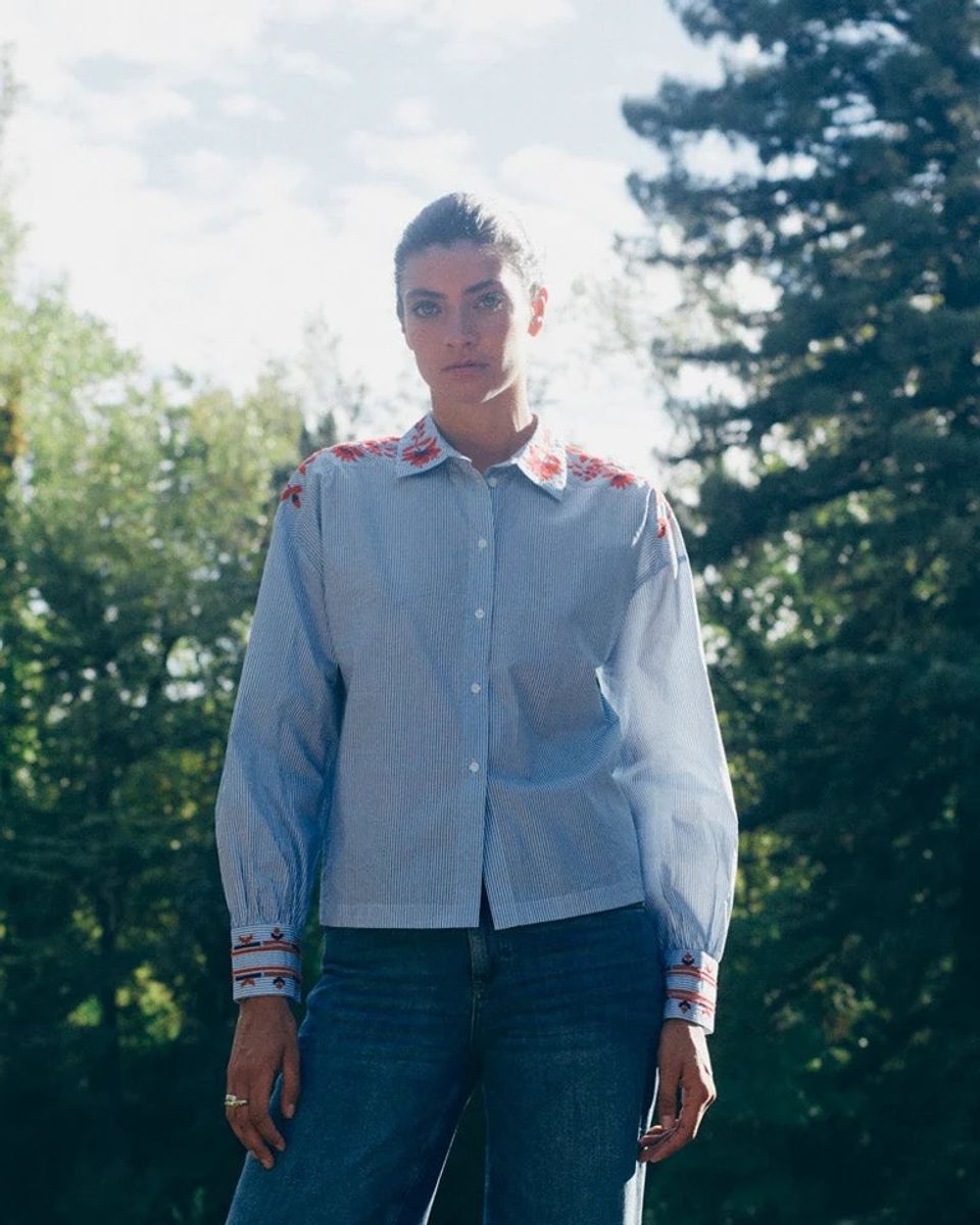 MOS MOSH Osmo Stripey Shirt 