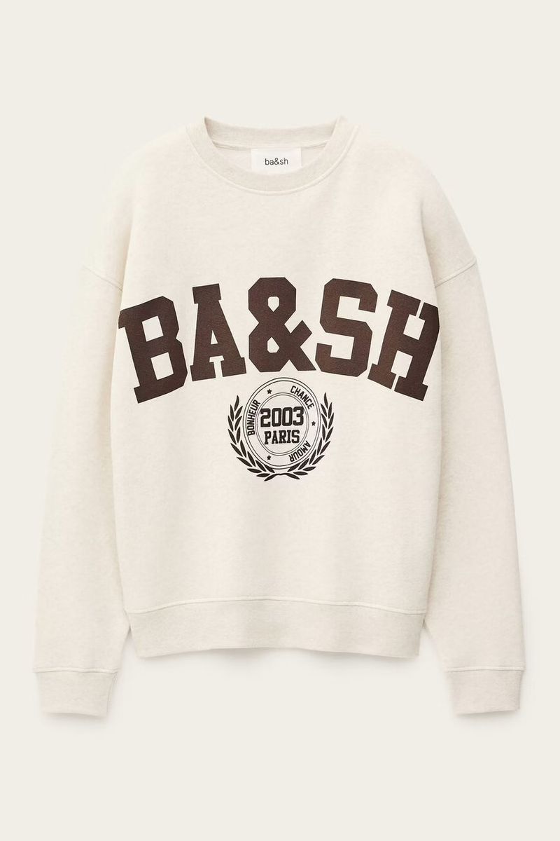 ba&sh SWEAT FENJA Long-sleeved sweatshirt 