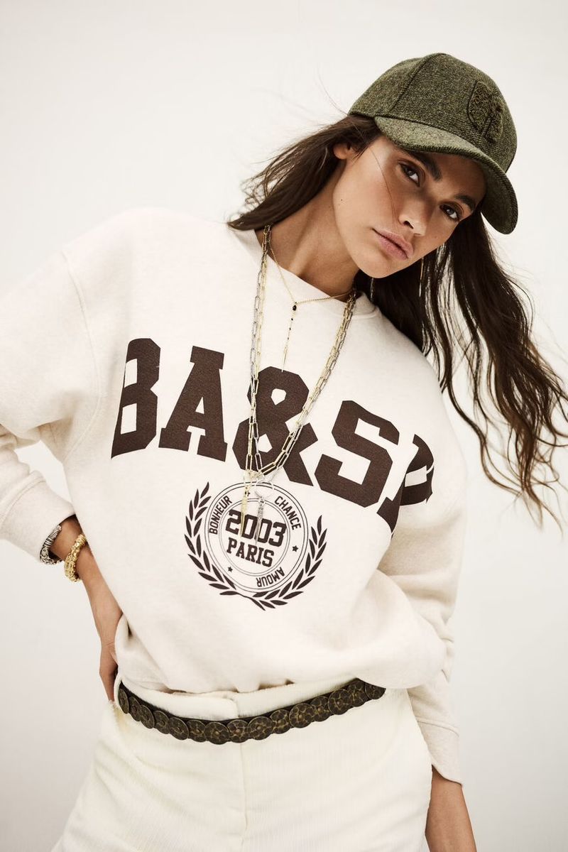 ba&sh SWEAT FENJA Long-sleeved sweatshirt 