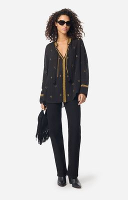 VANESSA BRUNO GASPARD BLOUSE BLACK