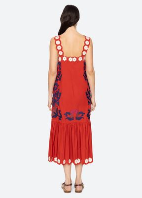 SEA NY  Catrine Dress RED 