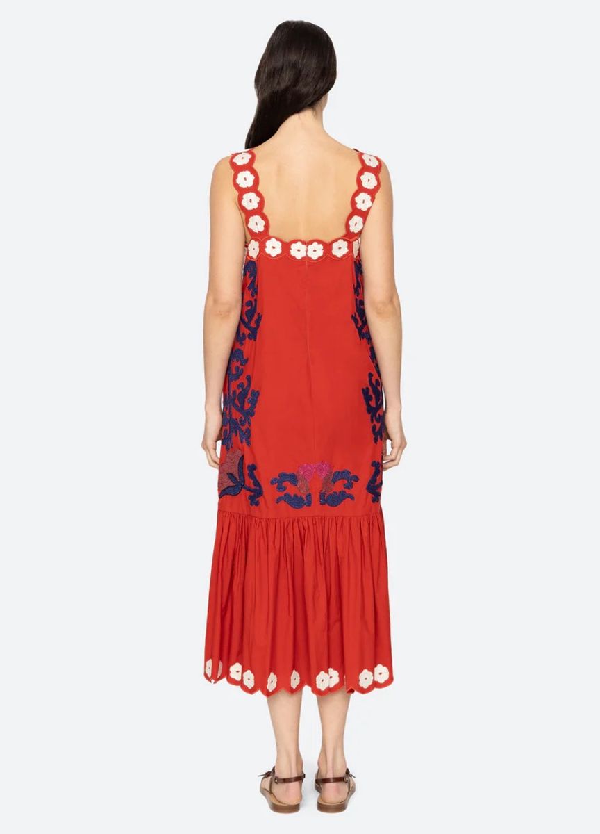 SEA NY  Catrine Dress RED 