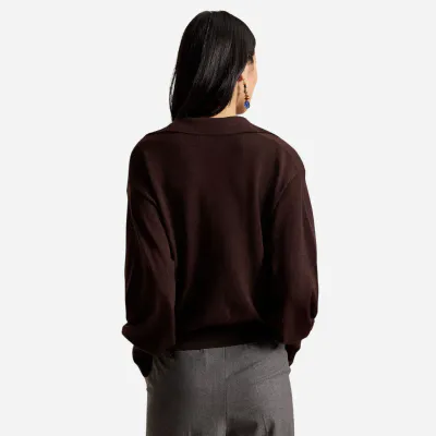 POLO RALPH LAUREN Concept Merino Cardigan Chocolate 