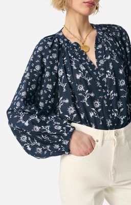 VANESSA BRUNO GEDEON BLOUSE BLACK/NAVY