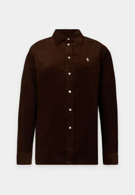 POLO RALPH LAUREN  Classics Woven Sport Shirt Dark Brown 