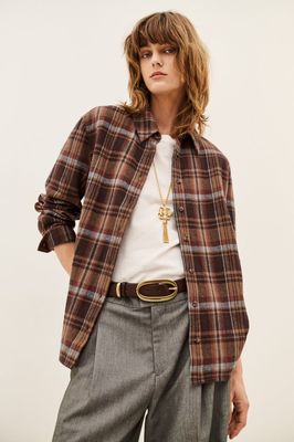 BA&SH Central Chemise Roxea Cacao 