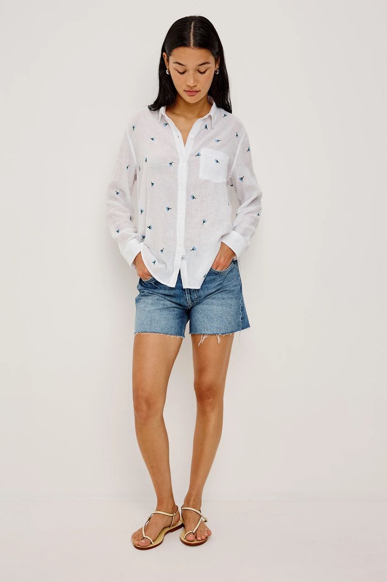 RAILS Charli Shirt Bluebell Carnations
