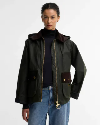 BARBOUR Carville Wax Olive 