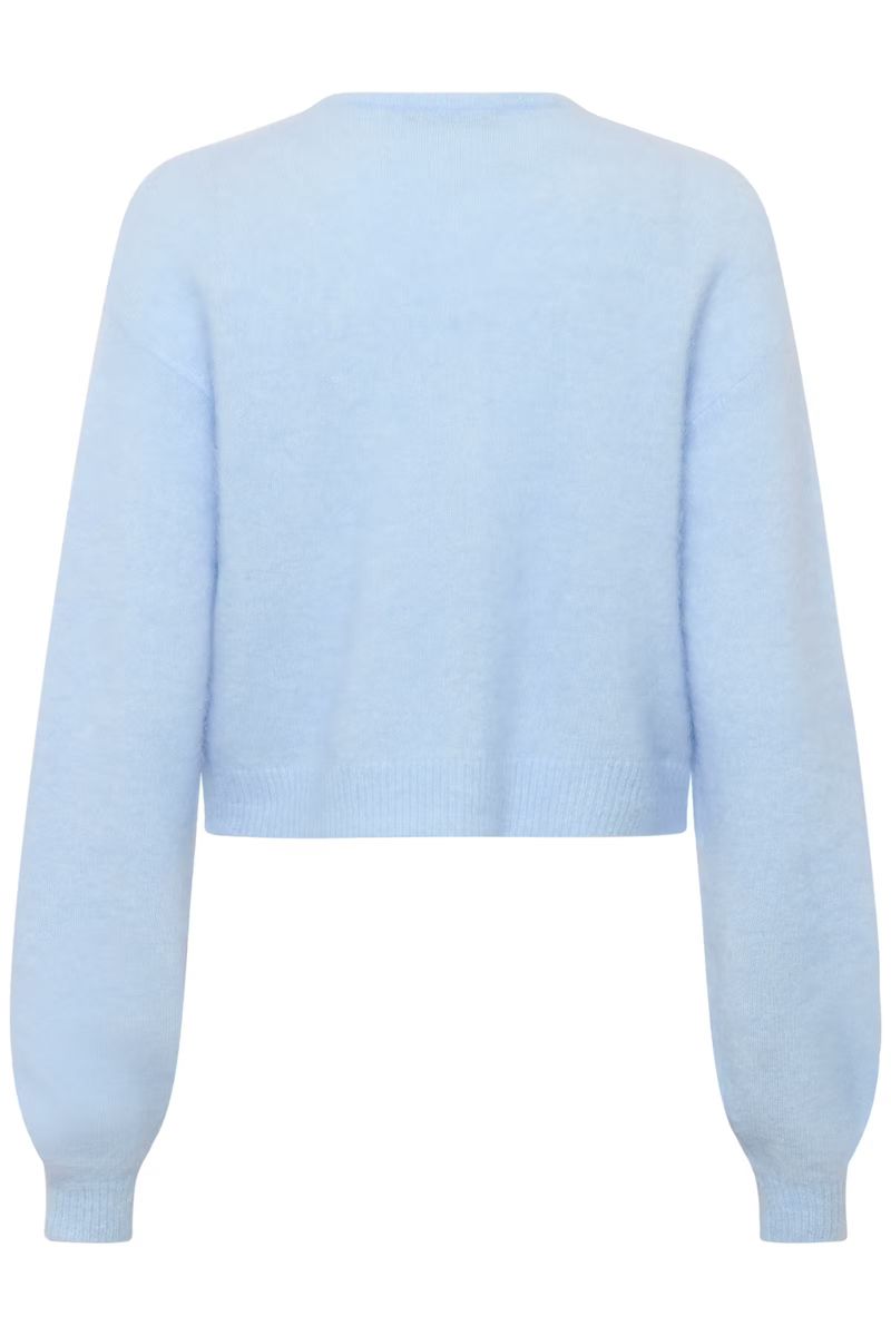 GESTUZ GZ DEBBIE SHORT CARDIGAN Blue Finch Mélange