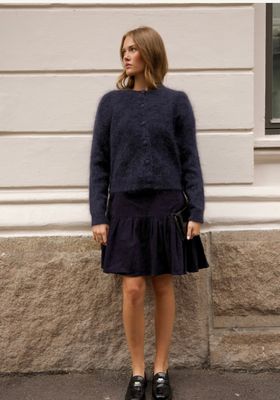 MISS MAYA Ulla Mohair Cardigan Moonlight 