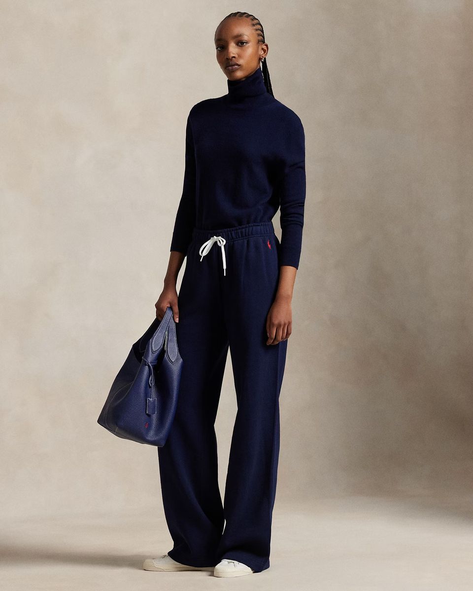 POLO RALPH LAUREN Drawstring Wide-Leg Tracksuit cruise navy 