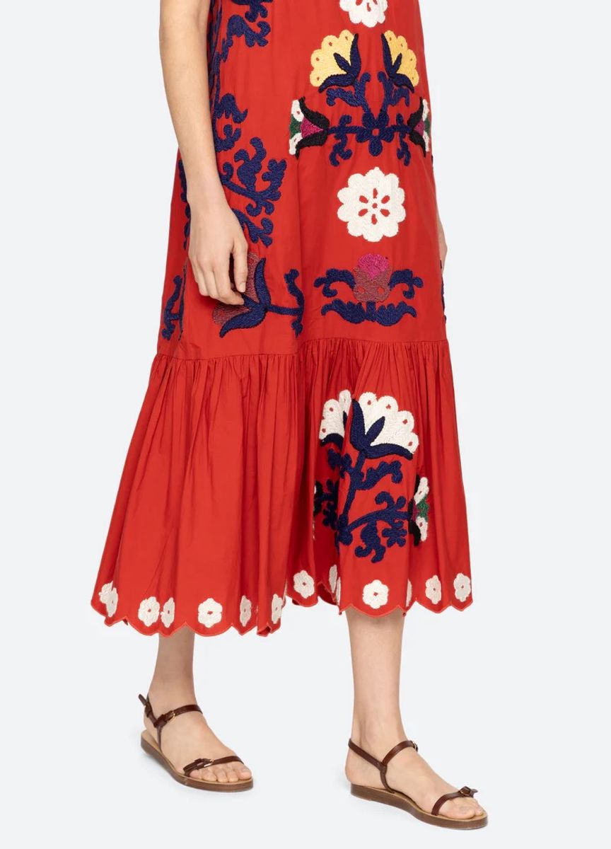 SEA NY  Catrine Dress RED 