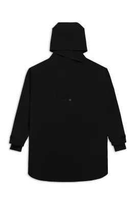 BLÆST BERGEN PONCHO JAKKE SORT