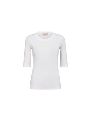 MOS MOSH MALI O NECK 3/4 SLEEVE TEE WHITE 